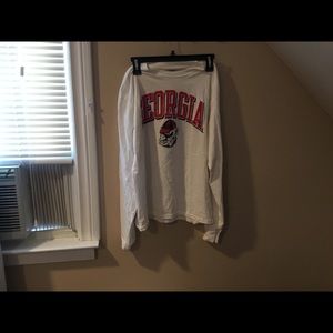 University of Georgia white long sleeve